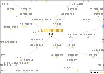 map of La Trinidad