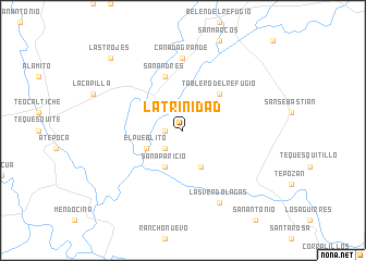 map of La Trinidad