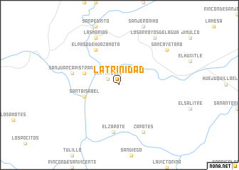 map of La Trinidad