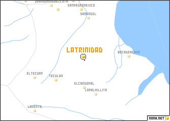 map of La Trinidad