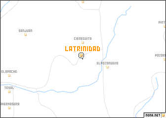 map of La Trinidad