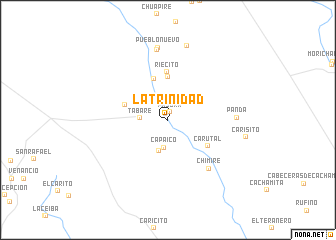 map of La Trinidad