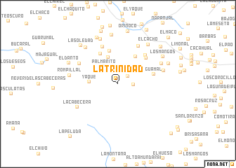 map of La Trinidad