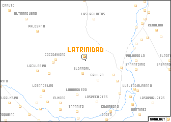 map of La Trinidad