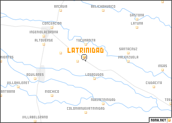 map of La Trinidad