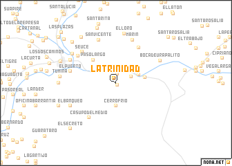 map of La Trinidad