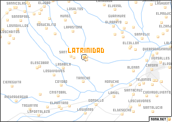 map of La Trinidad