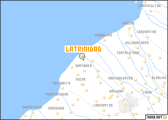 map of La Trinidad