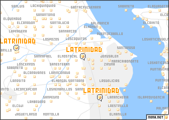 map of La Trinidad