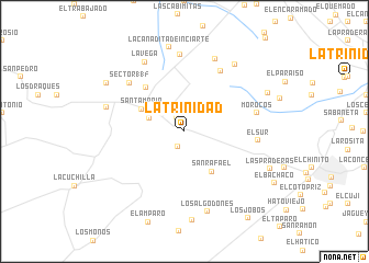 map of La Trinidad