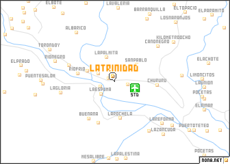 map of La Trinidad