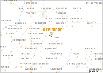 map of La Trinidad