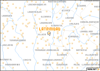 map of La Trinidad