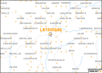 map of La Trinidad