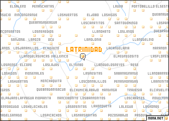 map of La Trinidad