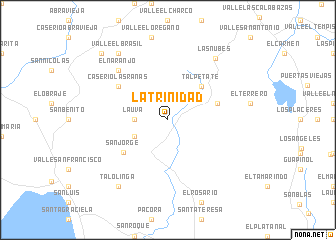 map of La Trinidad