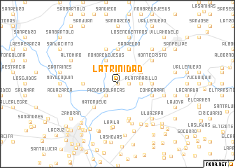 map of La Trinidad