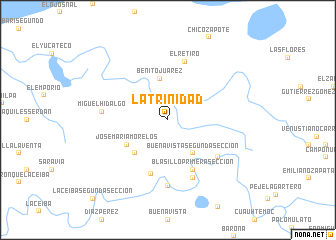 map of La Trinidad