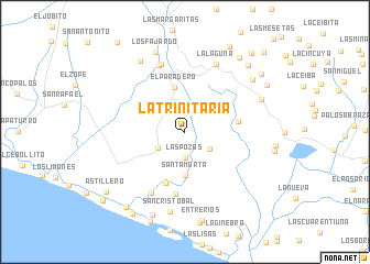 map of La Trinitaria