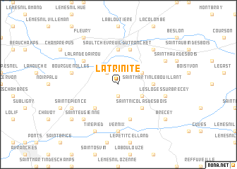 map of La Trinité