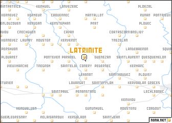 map of La Trinité