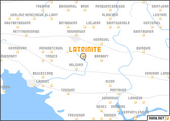 map of La Trinité