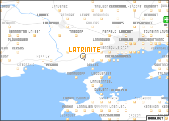 map of La Trinité