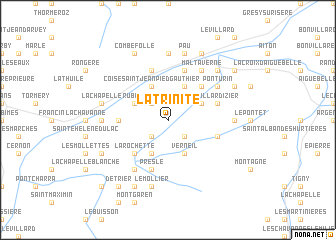 map of La Trinité