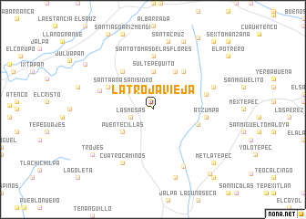 map of La Troja Vieja