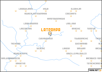 map of La Trompa