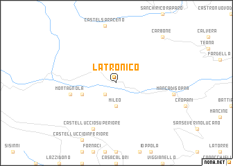 map of Latronico