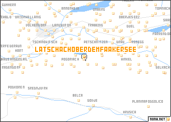 map of Latschach ober dem Faakersee