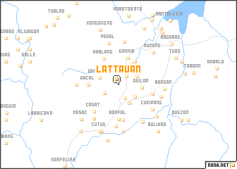 map of Lattauan