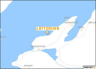 map of Lattervika