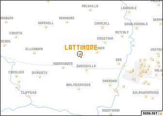 map of Lattimore