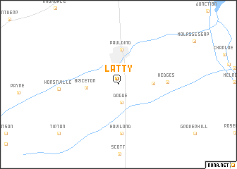 map of Latty