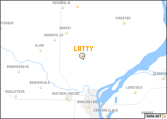 map of Latty