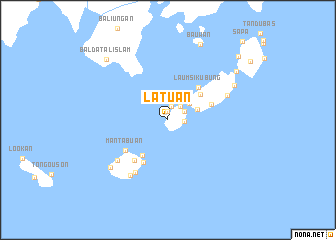 map of Latuan