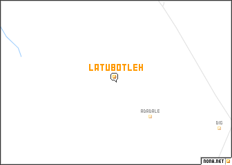 map of Latu Botleh
