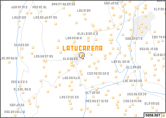 map of La Tucarena