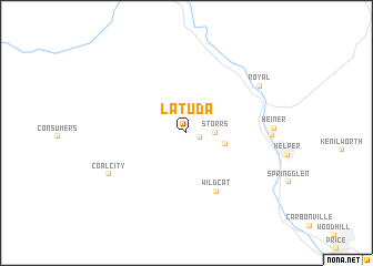 map of Latuda