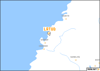 map of Latud