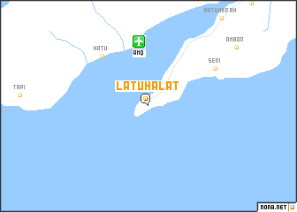 map of Latuhalat