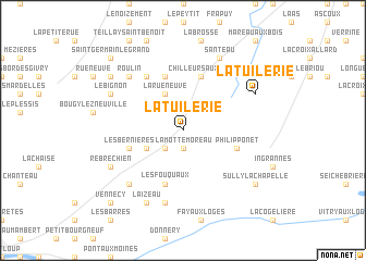 map of La Tuilerie