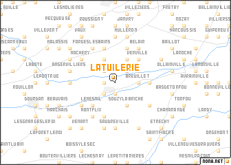 map of La Tuilerie