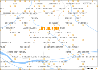 map of La Tuilerie