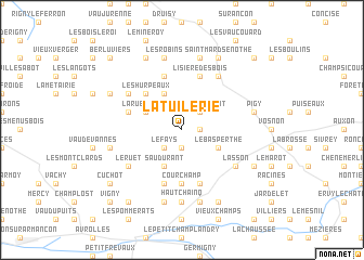 map of La Tuilerie