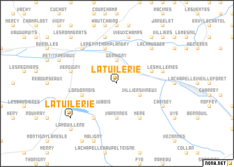 map of La Tuilerie