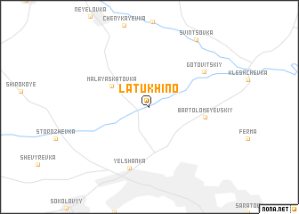 map of Latukhino