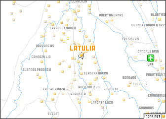 map of La Tulia